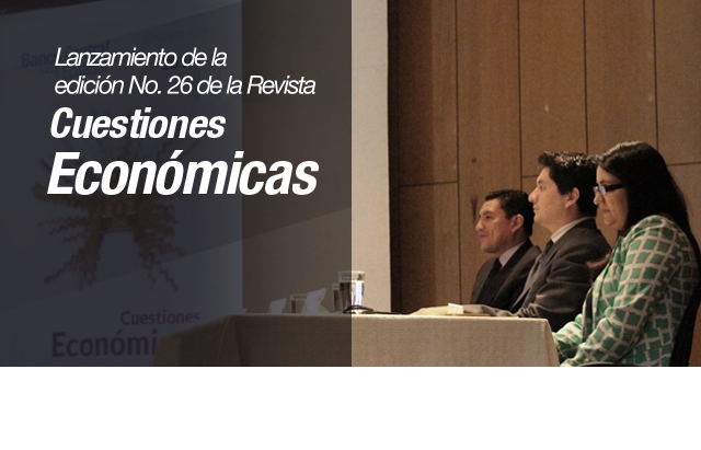 EL BANCO CENTRAL DEL ECUADOR LANZÓ EDICIÓN No. 26 DE REVISTA ‘CUESTIONES ECONÓMICAS’